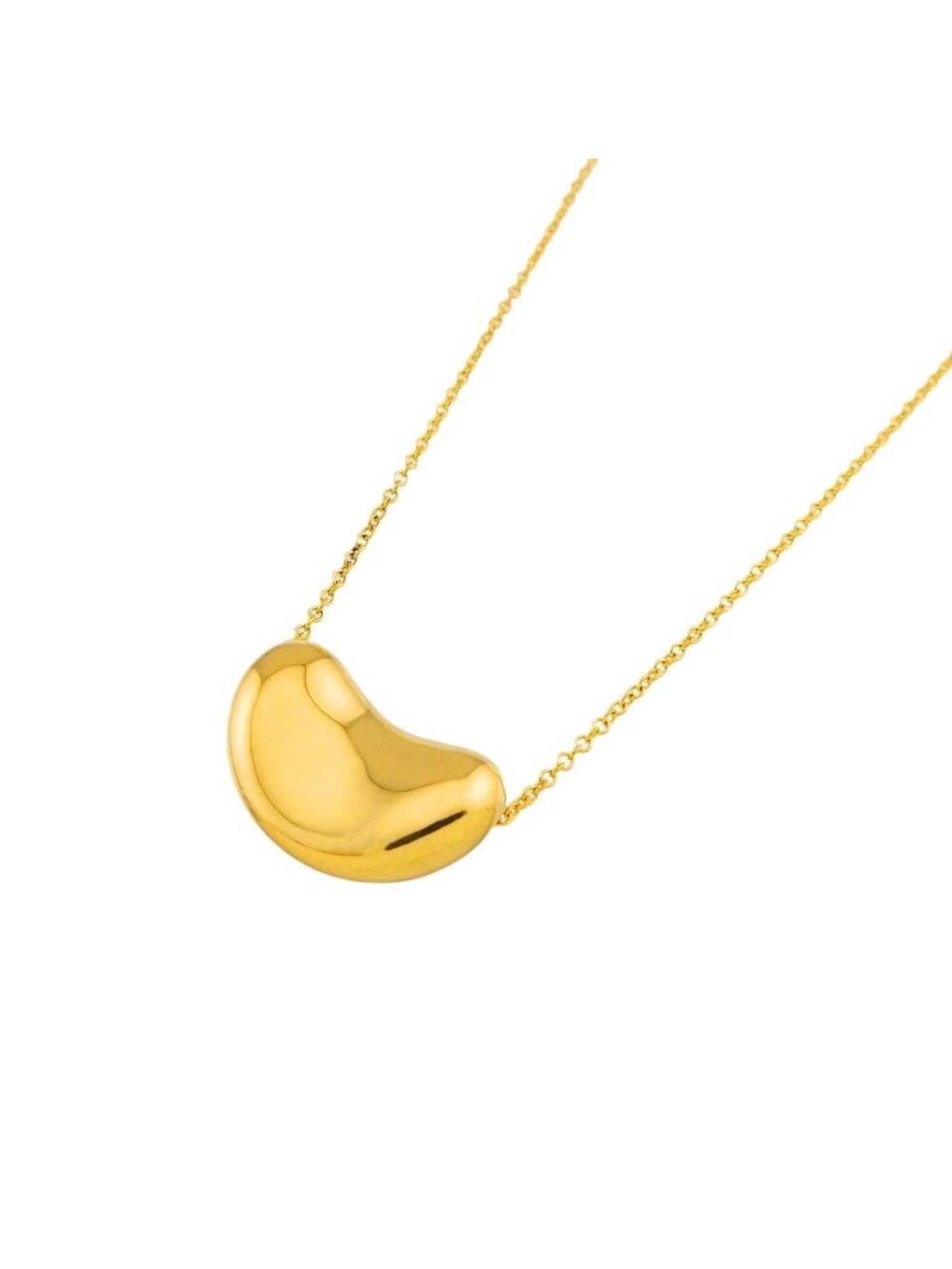 Tiffany & Co Bean Necklace 40 18k Yellow Gold